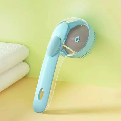 2026 Professional 2-in-1 Pet Bath and Grooming Brush with Integrated Shampoo Dispenser for Effortless Bathing and Massage for Dogs and Cats with Long or Short Hair
