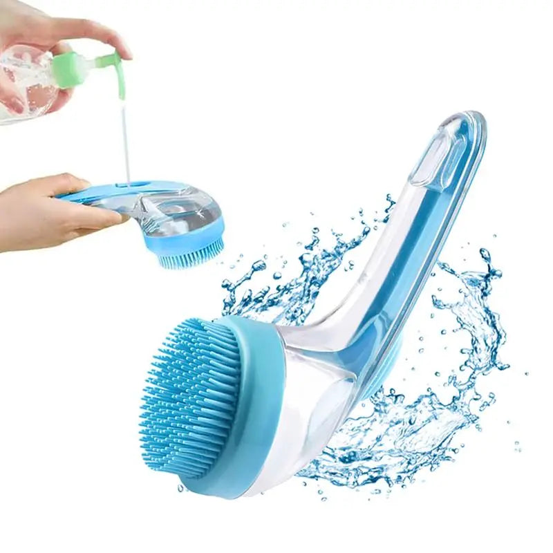 2026 Professional 2-in-1 Pet Bath and Grooming Brush with Integrated Shampoo Dispenser for Effortless Bathing and Massage for Dogs and Cats with Long or Short Hair